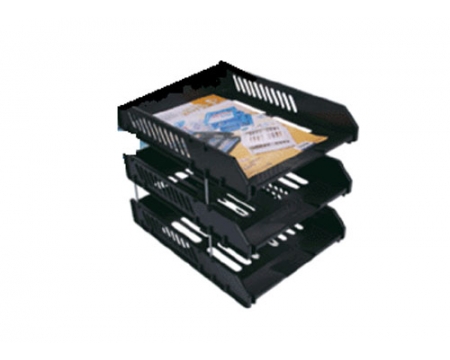 防靜電活動式三層公文架