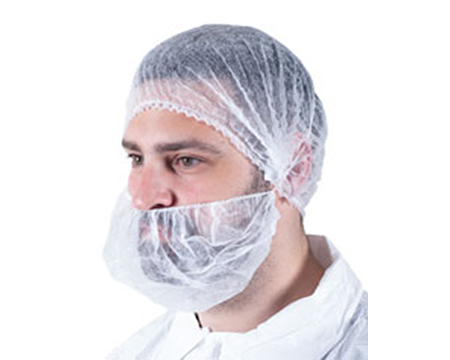 拋棄式不織布鬍鬚網帽 ( 搭配TAH01網帽 )