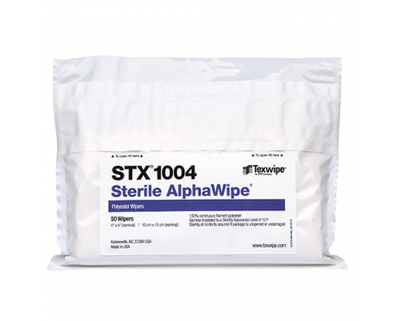 乾式滅菌無塵擦拭布 (4"x4")