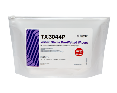 預濕Ethanol Pre-Wetted 滅菌無塵擦拭布 (12"x12")