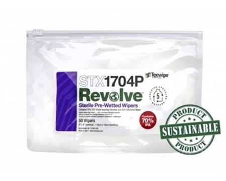 環保型濕式滅菌無塵擦拭布 (4"x4")