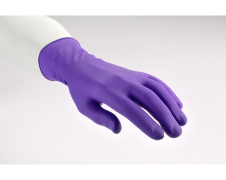 紫色多倍合成橡膠檢診手套 (特厚 / 加厚款)