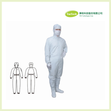 正開衣連帽連身式無塵衣
