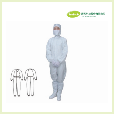 正開衣帽分離連身式無塵衣